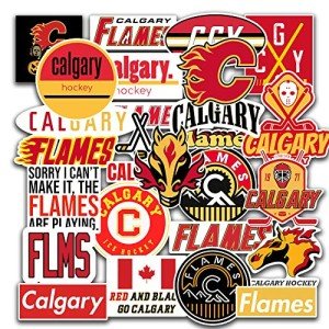 26 PCS Set of Calgary Vinyl Flames Stickers Pack Calgary Decal Flames 2-2.5 inches
