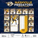 TURNER SPORTS Nashville Predators 2025 12x12 Team Wall Calendar (25998011946)