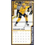 TURNER SPORTS Nashville Predators 2025 12x12 Team Wall Calendar (25998011946)