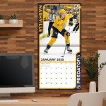 TURNER SPORTS Nashville Predators 2025 12x12 Team Wall Calendar (25998011946)