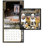 TURNER SPORTS Vegas Golden Knights 2025 Mini Wall Calendar (25998040623)