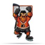 Rico Industries NHL Philadelphia Flyers Mascot Shape Cut Pennant - Home and Living Room Décor - Soft Felt EZ to Hang 18x0.10x18