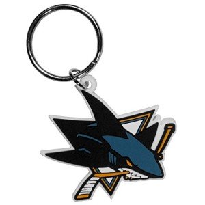 NHL Siskiyou Sports Fan Shop San Jose Sharks Flex Key Chain One Size Team Color