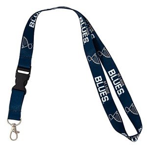 Desert Cactus St. Louis Blues Lanyard NHL National Hockey League Car Keys ID Badge Holder Keychain Detachable Breakaway Snap Buckle (Lanyard 1 - Blue)