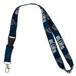 Desert Cactus St. Louis Blues Lanyard NHL National Hockey League Car Keys ID Badge Holder Keychain Detachable Breakaway Snap Buckle (Lanyard 1 - Blue)