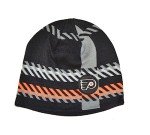 47 Philadelphia Flyers Old Time Hockey (OTH) Cuffless Rugby Stripe Beanie Hat - NHL Knit Skull Cap