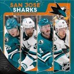 TURNER SPORTS San Jose Sharks 2025 12x12 Team Wall Calendar (25998011954)