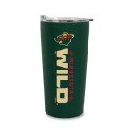 Rico Industries NHL Hockey Minnesota Wild 18oz Soft Touch, Easy Grip Tumbler