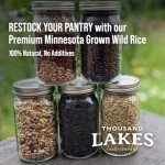 Thousand Lakes Minnesota Grown Wild Rice - 3 pounds (48 ounces) - Bulk Pouch | 100% Wild Rice | All Natural
