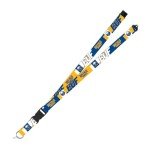 Rico Industries NHL Hockey Buffalo Sabres Standard Wrist Lanyard Key Chain, Cute Wristlet Strap Keychain Holder for Women Men Car Keys ID Badges Card Wallet Phone Camera