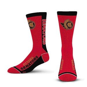 For Bare Feet NHL OTTAWA SENATORS MVP Crew Sock Team Color Large