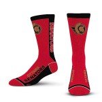 For Bare Feet NHL OTTAWA SENATORS MVP Crew Sock Team Color Large