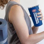 Rico Industries NHL Hockey Montreal Canadiens 18oz Soft Touch, Easy Grip Tumbler