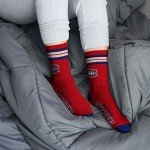 For Bare Feet NHL Montreal Canadiens 4 Stripe Deuce Crew Sock Team Color LARGE