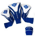 Team Golf NHL Toronto Maple Leafs Contour Golf Club Headcovers (3 Count) Numbered 1, 3, & X, Fits Oversized Drivers, Utility, Rescue & Fairway Clubs, Velour lined for Extra Club Protection