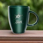 Rico Industries NHL Hockey Dallas Stars Sunburst 18oz Laser Engraved Ceramic Lustre Mug