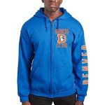 Junk Food Clothing x NFL - Denver Broncos - MVP Zip Hoodie - Unisex Adult Full Zip Hooded Sweatshirt for Men and Women - Size X-Large