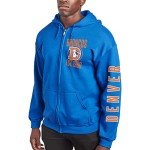 Junk Food Clothing x NFL - Denver Broncos - MVP Zip Hoodie - Unisex Adult Full Zip Hooded Sweatshirt for Men and Women - Size X-Large