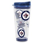 Rico Industries NHL Hockey Winnipeg Jets Mayhem Double Wall 20oz Tritan Tumbler