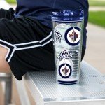 Rico Industries NHL Hockey Winnipeg Jets Mayhem Double Wall 20oz Tritan Tumbler