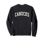 Canucks Mascot Vintage Athletic Sports Name Design Sweatshirt