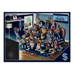 YouTheFan NHL Seattle Kraken Purebred Fans 500pc Puzzle - A Real Nailbiter