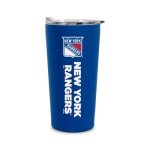 Rico Industries NHL Hockey New York Rangers 18oz Soft Touch, Easy Grip Tumbler