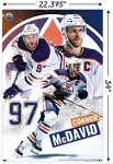 Trends International NHL Edmonton Oilers - Connor McDavid 22 Wall Poster, 34L x 22.4W, Unframed Version