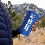 Rico Industries NHL Hockey New York Rangers 18oz Soft Touch, Easy Grip Tumbler