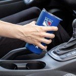Rico Industries NHL Hockey New York Rangers 18oz Soft Touch, Easy Grip Tumbler
