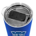 Rico Industries NHL Hockey New York Rangers 18oz Soft Touch, Easy Grip Tumbler