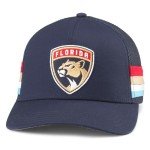 AMERICAN NEEDLE Florida Panthers NHL Hotfoot Adjustable Snapback Baseball Hat, Navy (23018A-FLP-NAVY)
