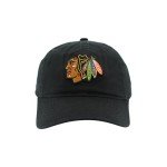 ZHATS Standard NHL Officially Licensed Adjustable Hat Scholarship Icon Black, One Size
