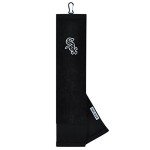Team Effort MLB Chicago White Sox Tri-Fold Embroidered Towel, 100% Cotton, Multicolor