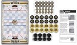 MasterPieces NHL Boston Bruins Checkers, Gray, Small, Multi, One Size (41485),13" x 21"