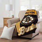 NORTHWEST NHL Boston Bruins 46" x 60" Microfiber Throw Blanket