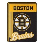 NORTHWEST NHL Boston Bruins 46" x 60" Microfiber Throw Blanket