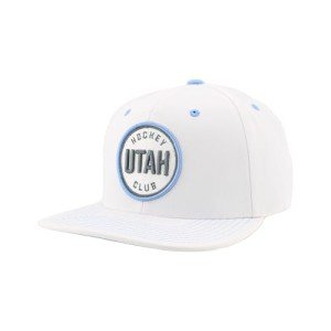 ZHATS Standard NHL Officially Licensed Adjustable Snapback Hat Flat Bill Z11 Pop White, One Size