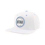 ZHATS Standard NHL Officially Licensed Adjustable Snapback Hat Flat Bill Z11 Pop White, One Size