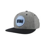 ZHATS Standard NHL Officially Licensed Adjustable Snapback Hat Chambray Heather Black, One Size