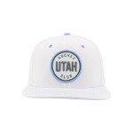 ZHATS Standard NHL Officially Licensed Adjustable Snapback Hat Flat Bill Z11 Pop White, One Size