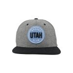 ZHATS Standard NHL Officially Licensed Adjustable Snapback Hat Chambray Heather Black, One Size