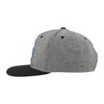 ZHATS Standard NHL Officially Licensed Adjustable Snapback Hat Chambray Heather Black, One Size