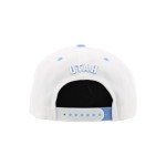 ZHATS Standard NHL Officially Licensed Adjustable Snapback Hat Flat Bill Z11 Pop White, One Size