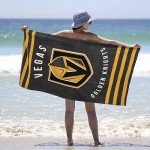 Northwest NHL Vegas Golden Knights Beach Towel, 30" x 60", Stripes