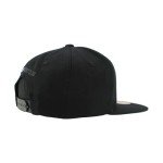 ZHATS Unisex Kid's NHL Officially Licensed Youth Adjustable Snapback Hat Flat Bill Z11 Black Element, One Size