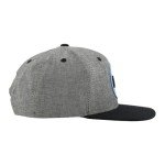 ZHATS Standard NHL Officially Licensed Adjustable Snapback Hat Chambray Heather Black, One Size