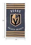 Northwest NHL Vegas Golden Knights Beach Towel, 30" x 60", Stripes