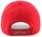 '47 MLB Team Color Primary Logo MVP Adjustable Hat, Adult One Size Fits All - Cincinnati Reds - Red