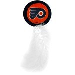 BEST PLUSH CAT TOY NHL PHILADELPHIA FLYERS Complete Set of 3 piece Cat Toys filled with Fresh Catnip. Includes: 1 Jersey Cat Toy, 1 Hockey Puck Cat Toy with Feathers & 1 #1 Fan Cat Toy. With Team LOGO